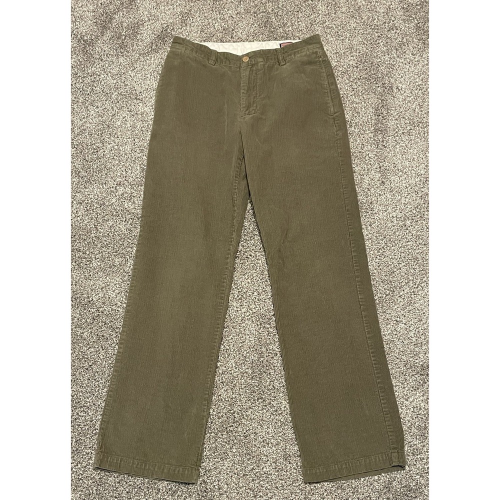 Mens Vineyard Vines‎ Club Pant Corduroy Pants 30x32 Olive Brown Casual Preppy